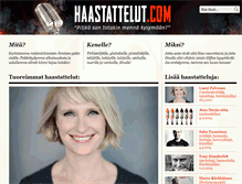 Tablet Screenshot of haastattelut.com